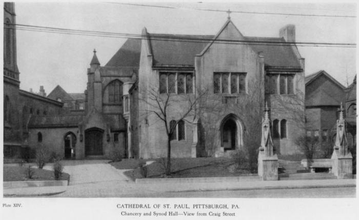 Synod Hall.  Photograph taken from Edward J. Weber, Catholic Ecclesiology (Pittsburgh 1927):  Plate XIV.