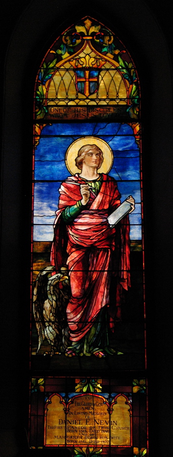 The Apostle John, c. 1897, David and Helen Maitland Armstrong, The Presbyterian Church, Sewickley